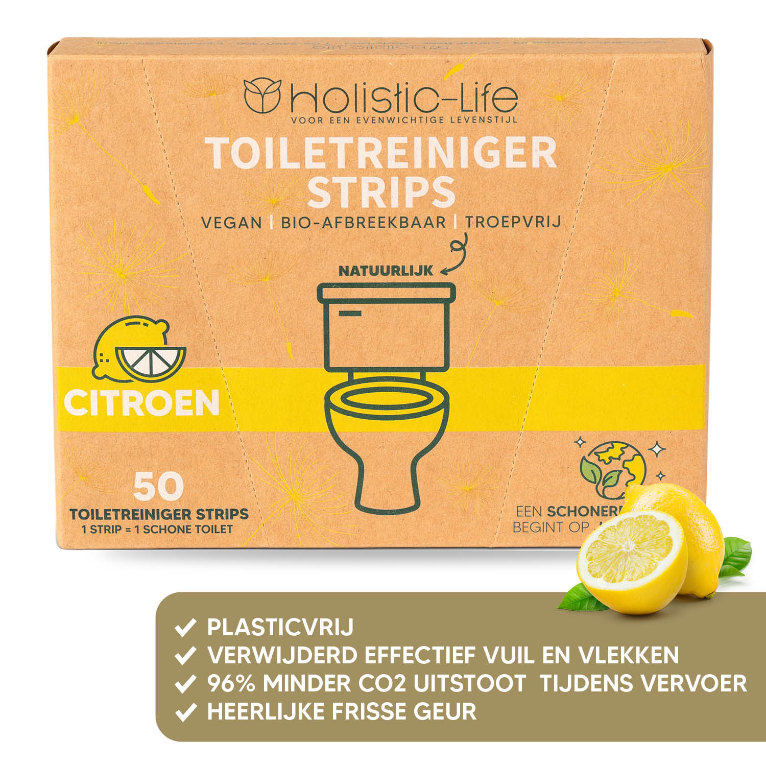 Krachtige toiletreiniger strips voor diepgaande reiniging en geurcontrole van je wc.