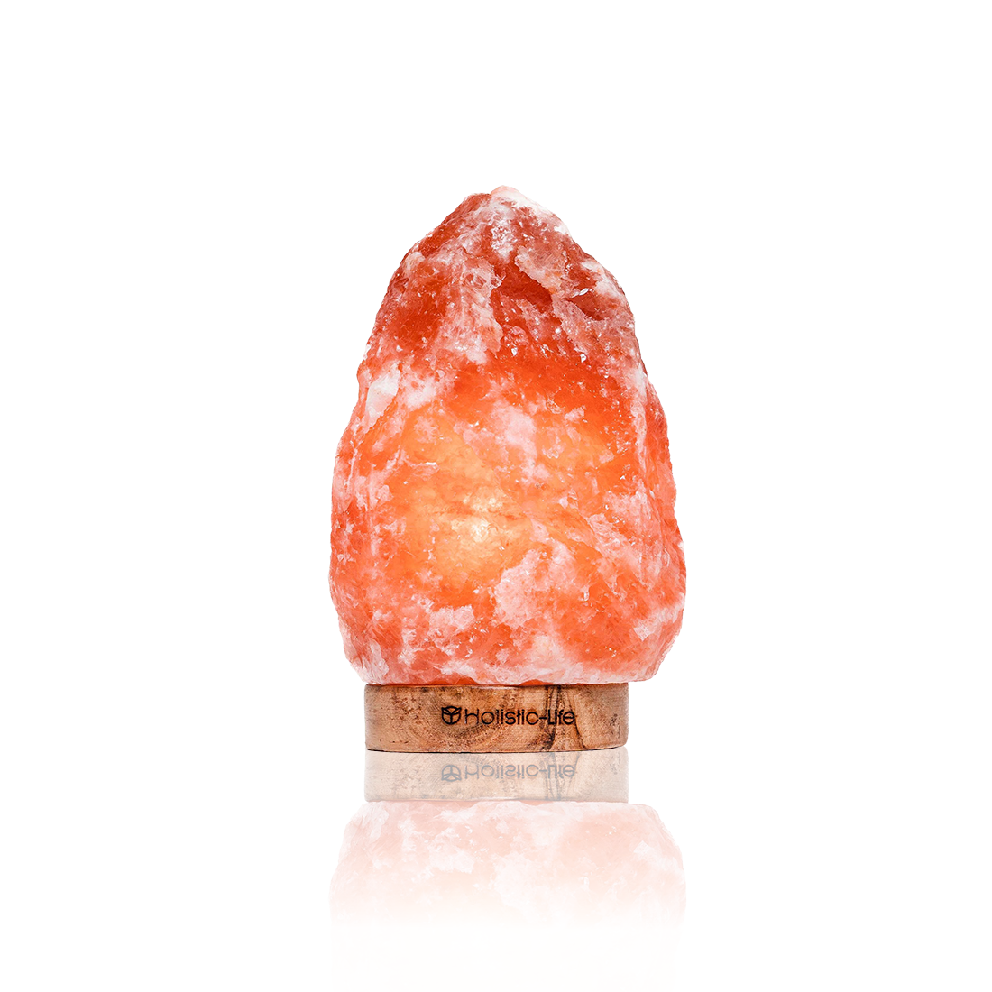 Natuurlijke himalaya zoutlamp voor sfeer en zuivering van de lucht.