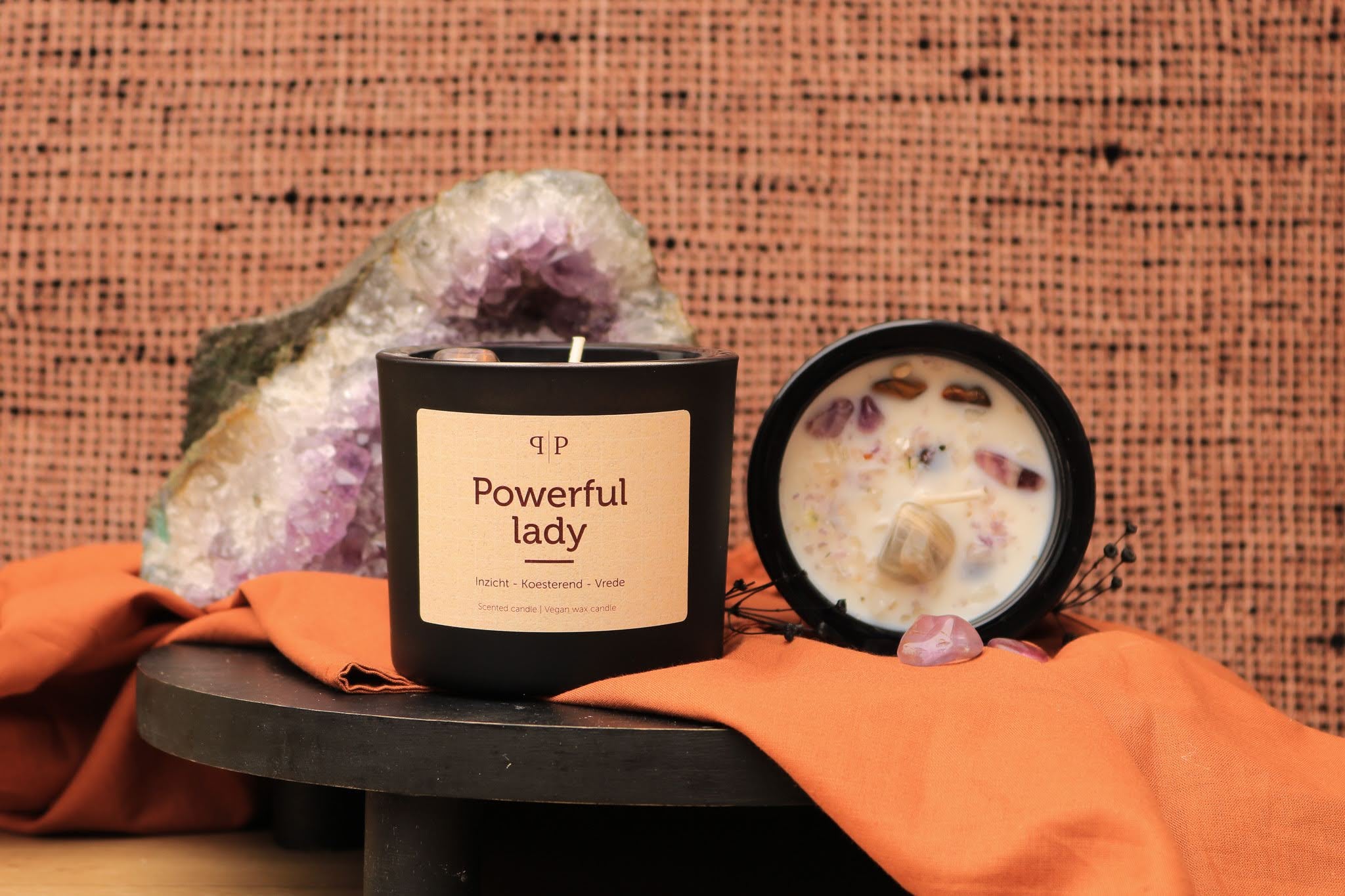 Handgemaakte Grote Geurkaars Powerful lady