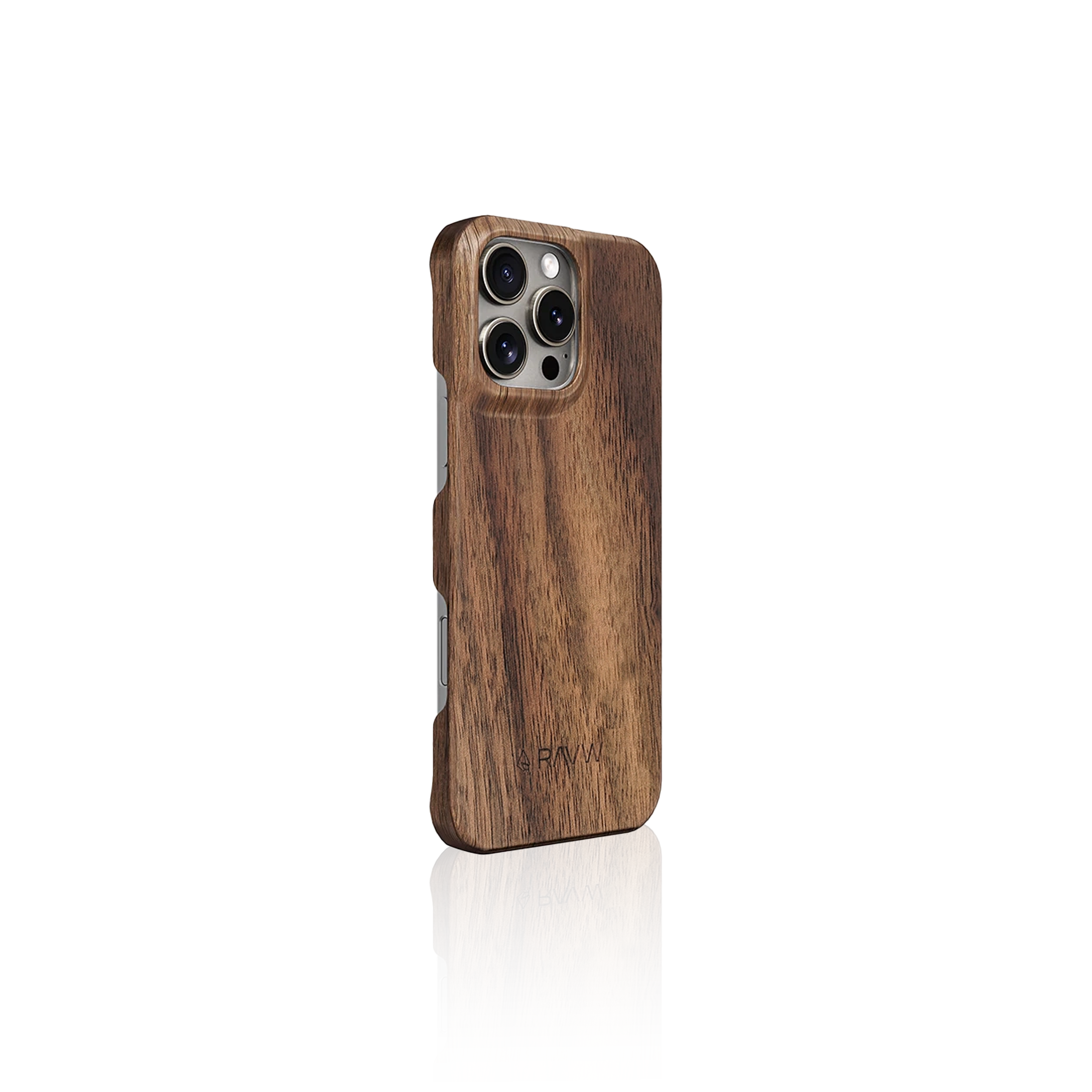 Iphone hoesje walnoot handgemaakt milieuvriendelijk duurzaam eco.