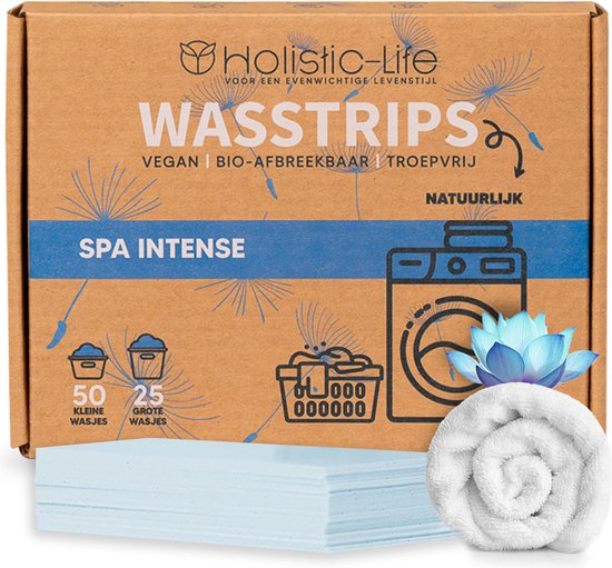 Milieuvriendelijke Wasstrips Spa Intense - 50 wasbeurten