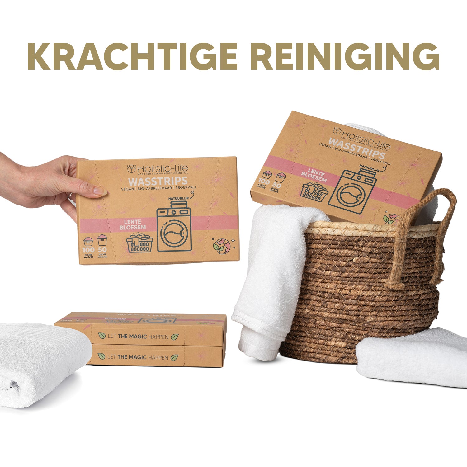 Voordeelpakket Wasmiddel Wasstrips – 3x 100 wasbeurten