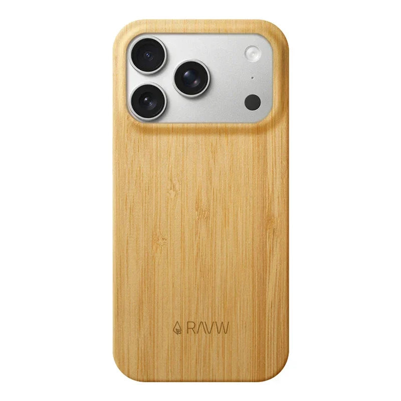 RAUW Houten iPhone hoesje (Slim) Handgemaakt