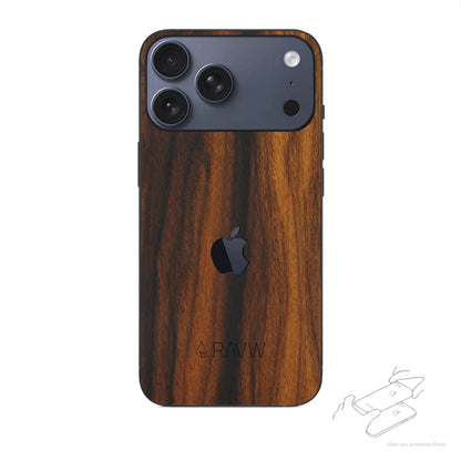 RAUW Houten iPhone Skin Handgemaakt