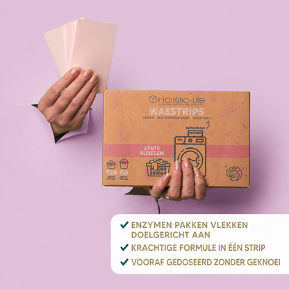 Milieuvriendelijke Wasstrips Lentebloesem - 100 wasbeurten