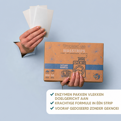 Milieuvriendelijke Wasstrips Ocean Breeze - 100 wasbeurten