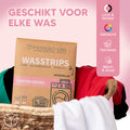 Biologisch afbreekbare en geurloze wasstrips voor een schone was.