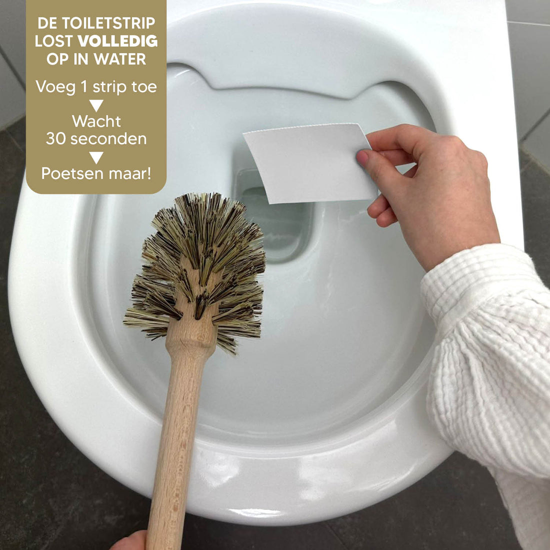 WC reiniger strips met een eco-vriendelijke formule voor een frisse en duurzame wc.