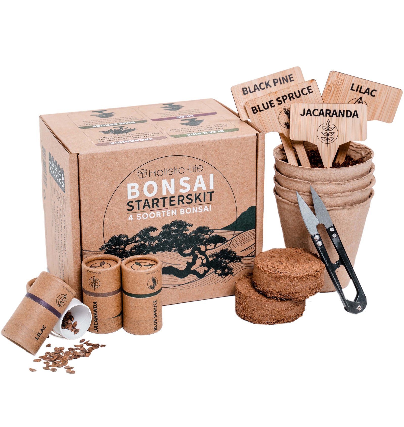 Complete Bonsai Starter Kit, perfect voor beginners.