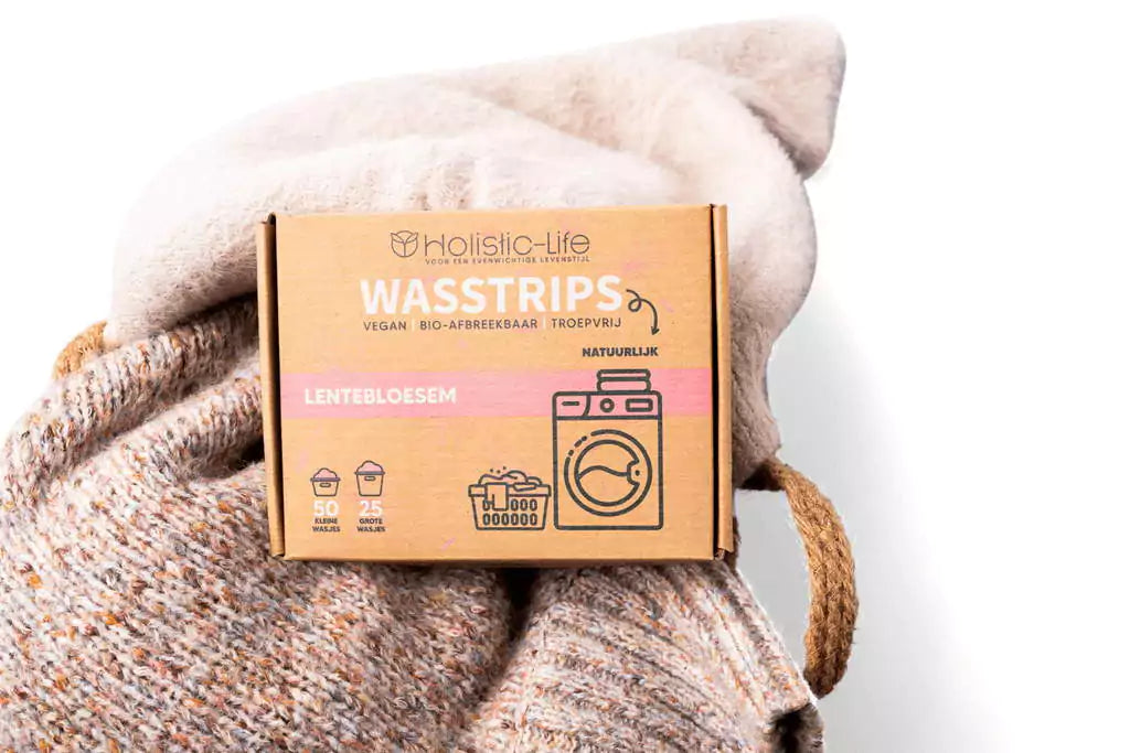 Compacte bio-wasstrips voor een duurzame wasbeurt