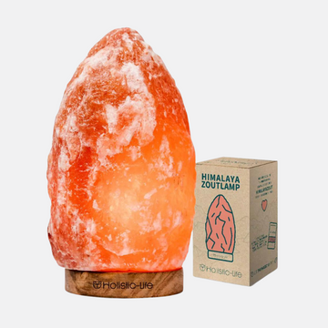 Natuurlijke verlichting met dimbare Himalaya zoutlamp