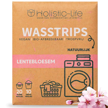 Ecologische wasstrips met een subtiele bloemengeur.