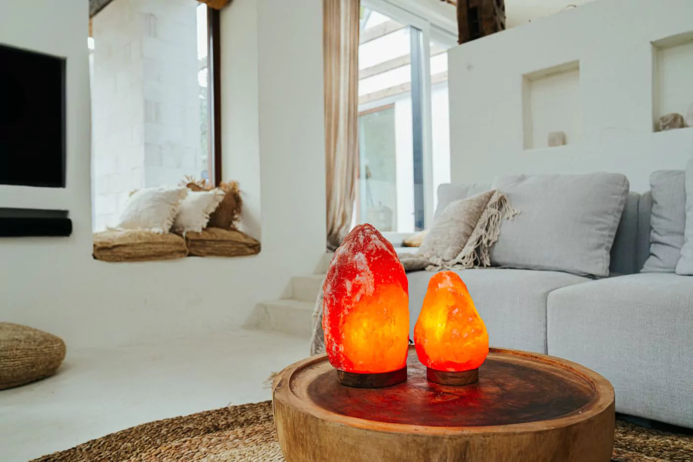 Eco-vriendelijke Himalaya zoutlamp voor een gezonde sfeer