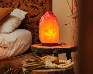 Himalaya zoutlamp met heerlijke slapen.