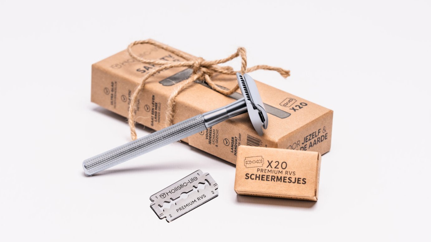 Safety razor als cadeau om te scheren.