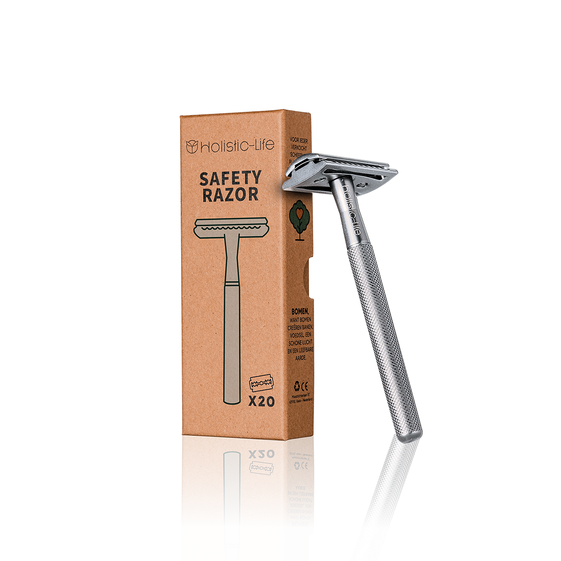 Safety Razor Zilver | Holistic-Life