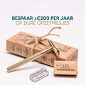 Duurzaam scheren met milieuvriendelijke safety razor