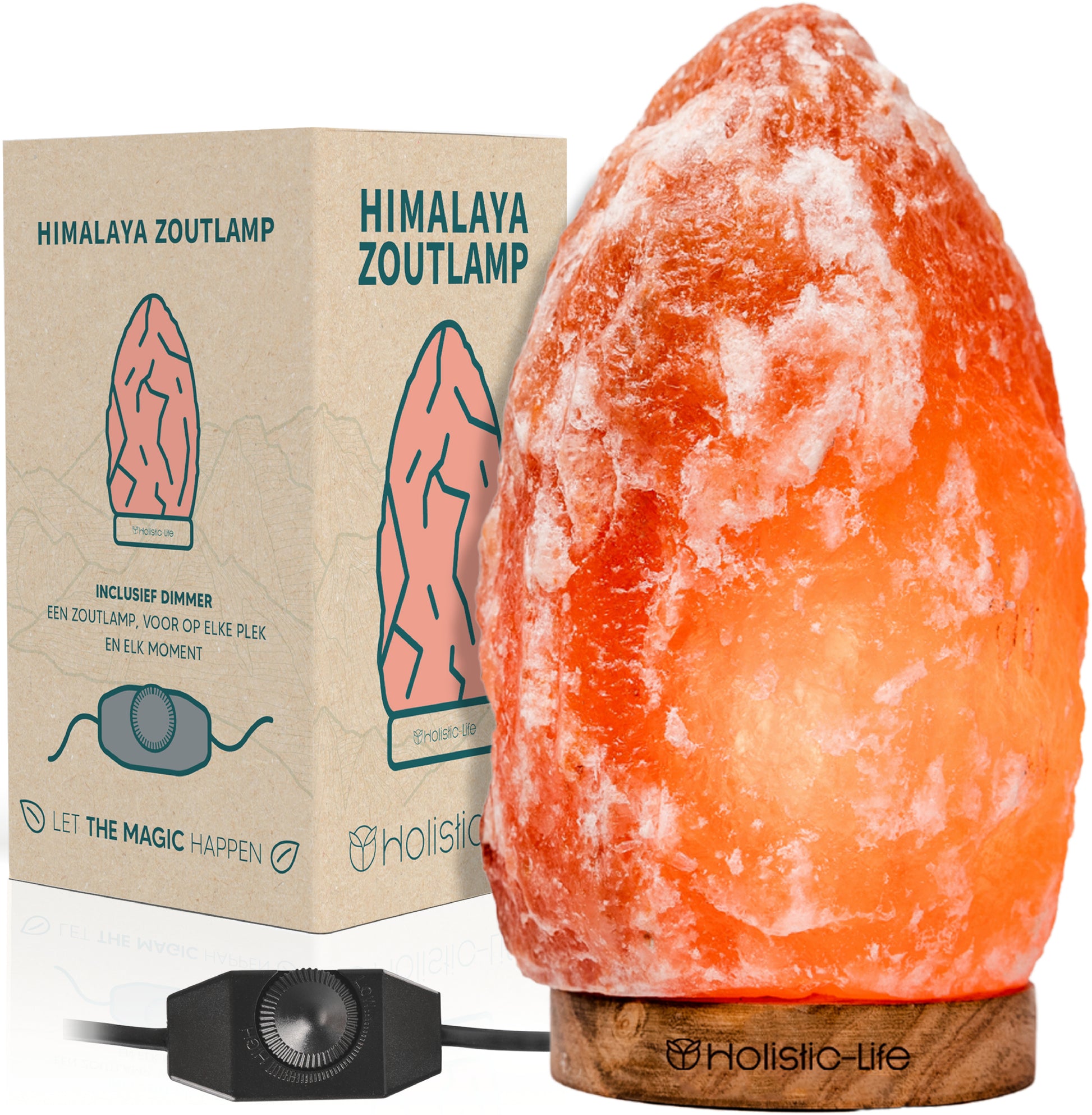 Himalaya zoutlamp herstelt de balans en energie in huis.