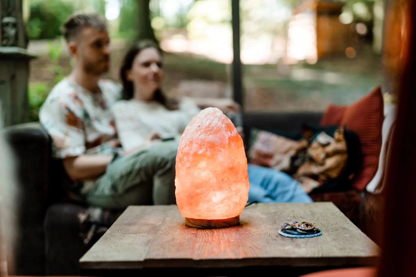 Himalaya zoutlamp voor slaapkamer verlichting